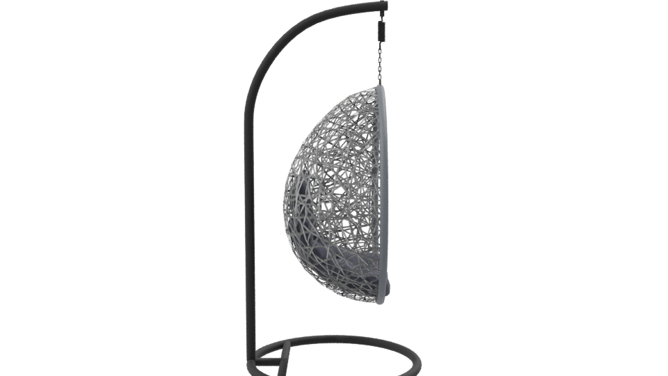 Stylish Hanging Egg Chair Model - Professional 3D Model Render 8