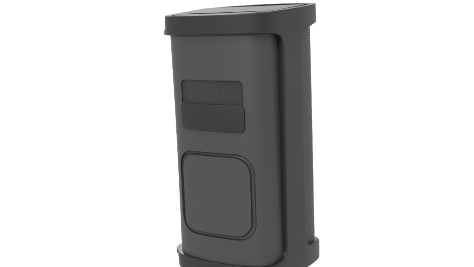 Stylish Bluetooth Speaker Model - Professional 3D Model Render 6