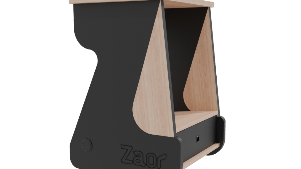 Stylish Minimalist Side Table - Professional 3D Model Render 9