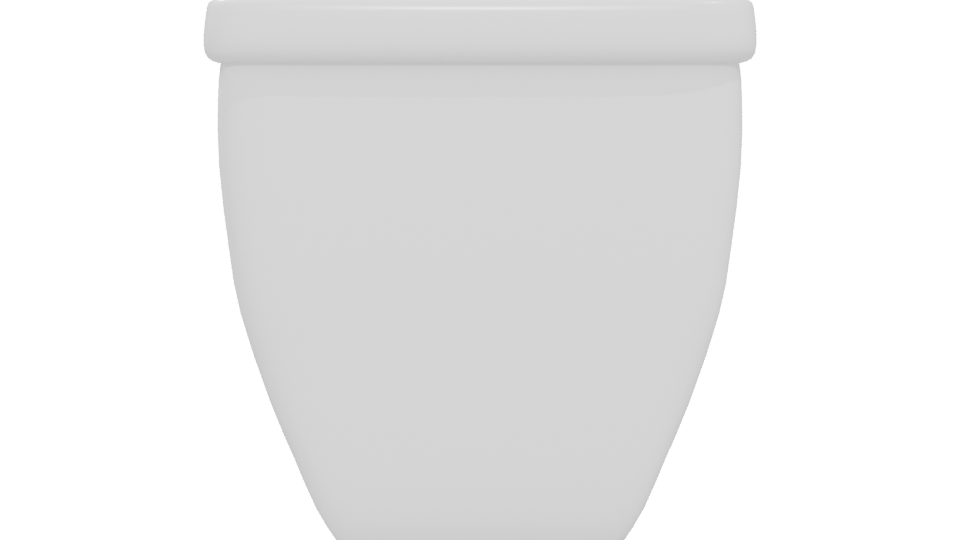 Stylish Minimalist Toilet Model - Professional 3D Model Render 5
