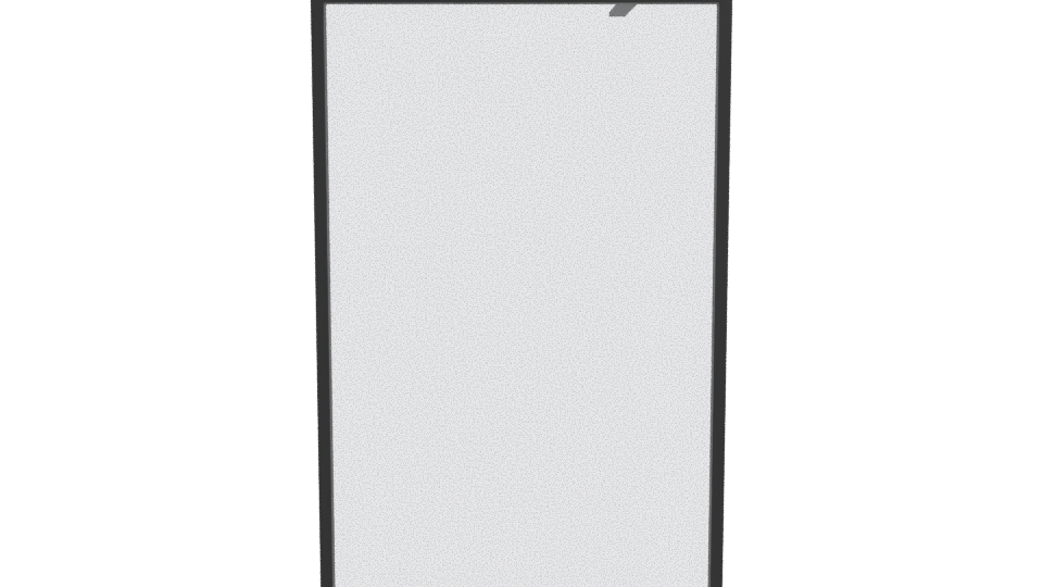 Sleek Modern Glass Display Panel 3D Model - Professional 3D Model Render 11