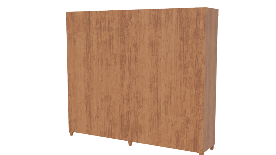 Modern Wooden Cabinet 3D Model - Professional 3D Model Render 6