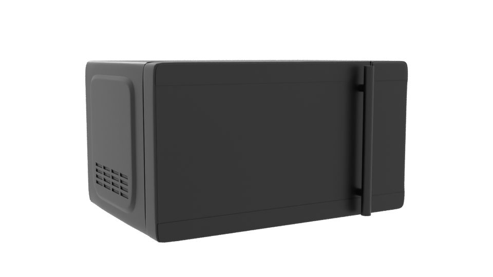 Sleek Kitchen Microwave Model - Professional 3D Model Render 10