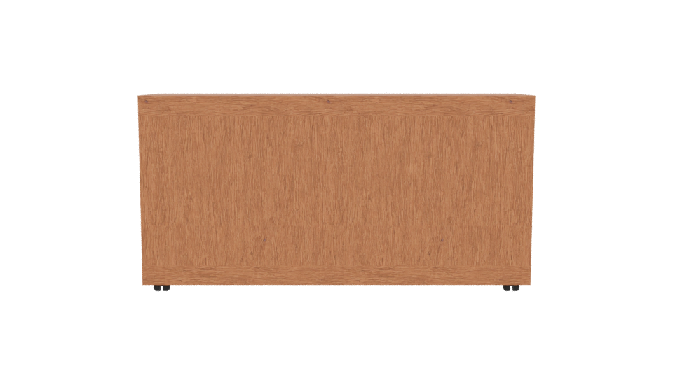 Stylish Wooden TV Stand 3D - Professional 3D Model Render 5