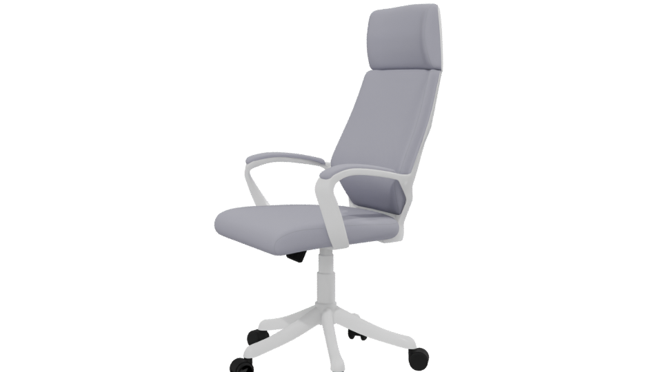 Elegant Ergonomic Office Chair 3D Model - Professional 3D Model Render 13