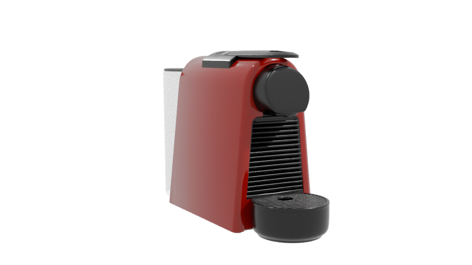 Sleek Modern Coffee Maker 3D - Professional 3D Model Render 10