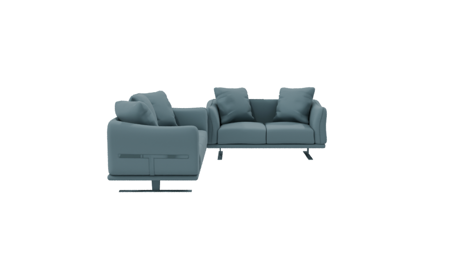 Stylish Modern Sectional Sofa 3D - Professional 3D Model Render 8