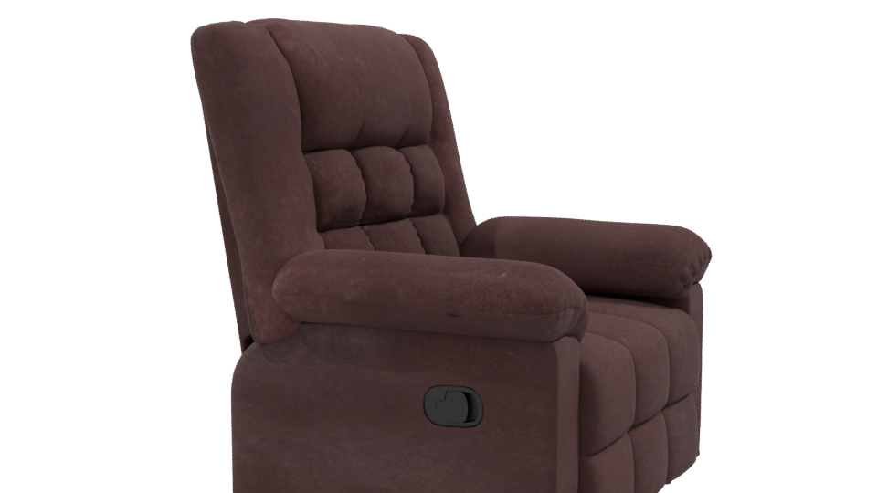 Comfortable Reclining Armchair Model - Professional 3D Model Render 9