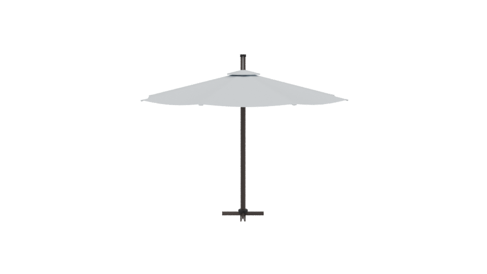 Stylish Outdoor Umbrella Model - Professional 3D Model Render 2