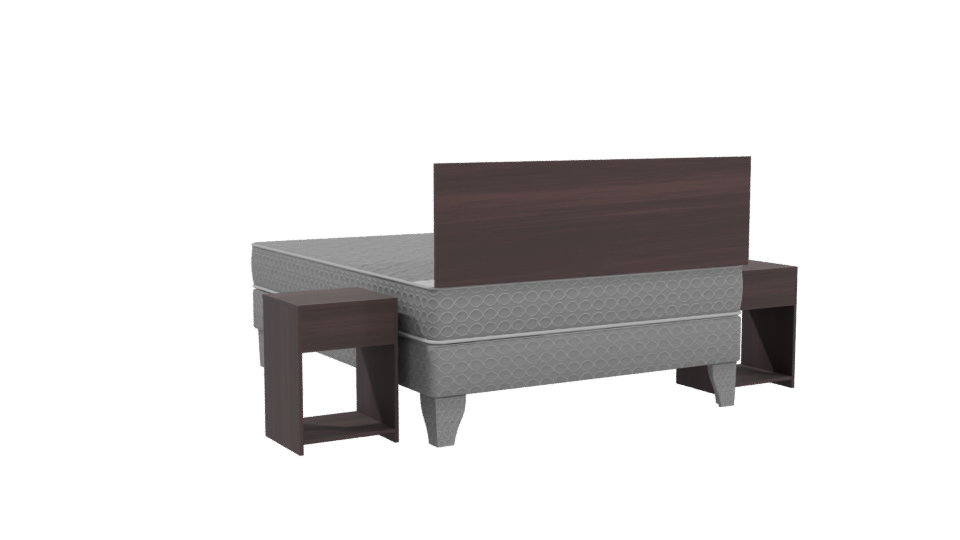 European Bed Apolo 3D Model - Professional 3D Model Render 4