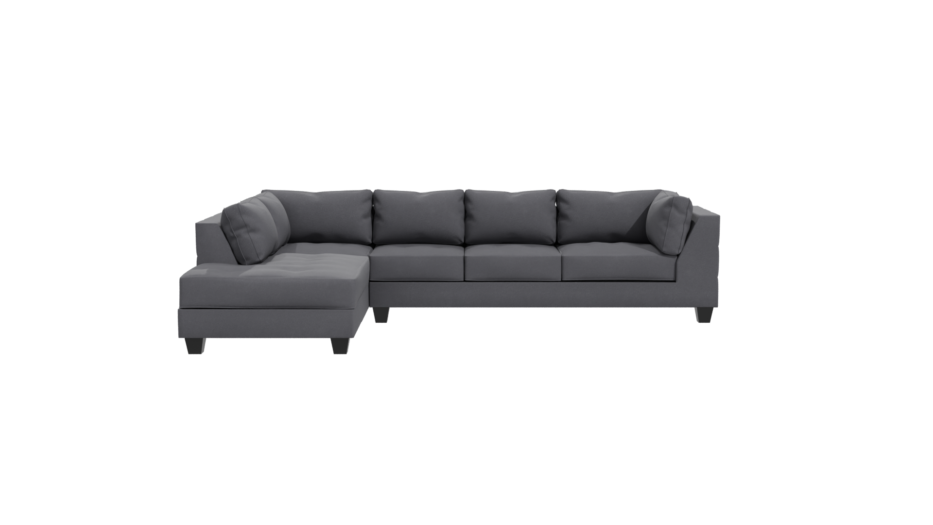 Stylish Modern Sectional Sofa 3D Model - Professional 3D Model Render 11