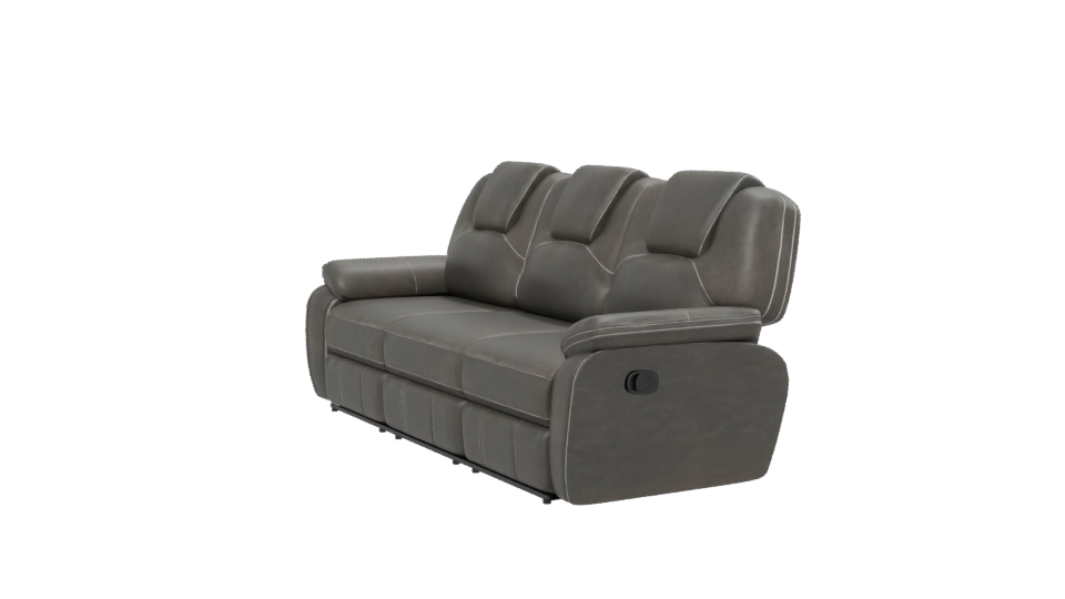 Luxury Reclining Sofa 3D Model - Professional 3D Model Render 13