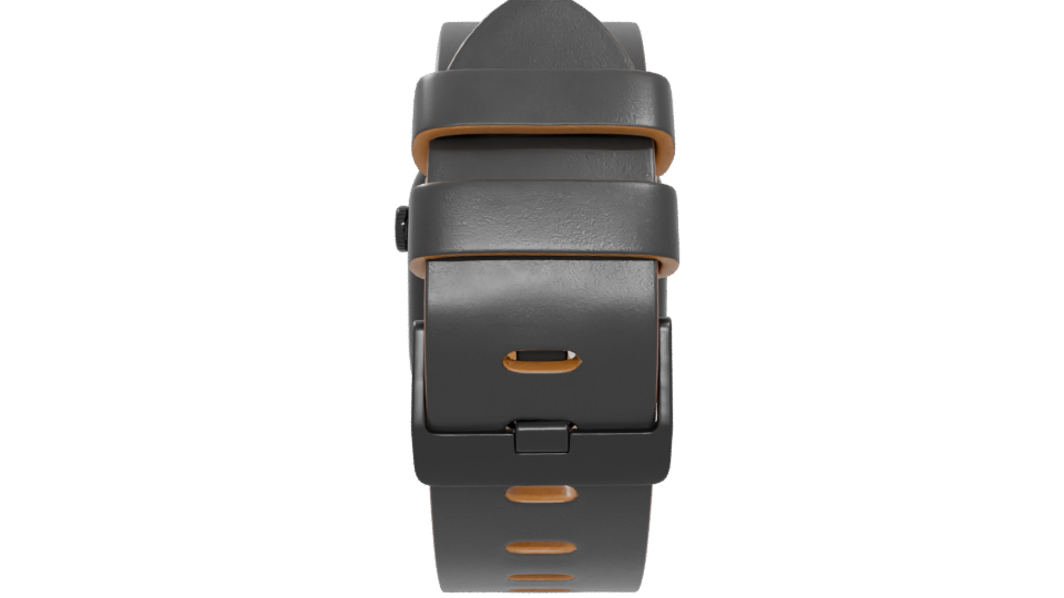 Shell Cordovan Leather Strap Watch 3D - Professional 3D Model Render 5