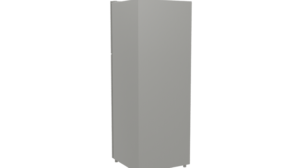 Sleek Modern Refrigerator 3D Model - Professional 3D Model Render 4