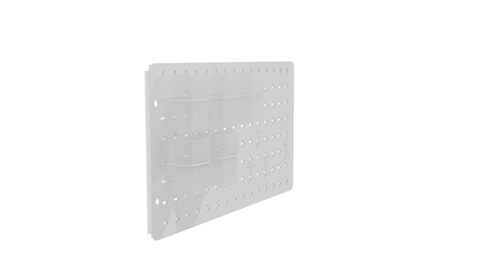 Multi-Container Organizer 3D Model - Professional 3D Model Render 9