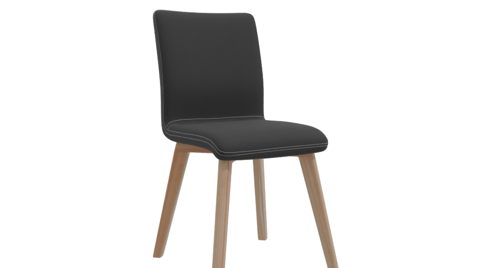 Stylish Modern Dining Chair 3D - Professional 3D Model Render 10