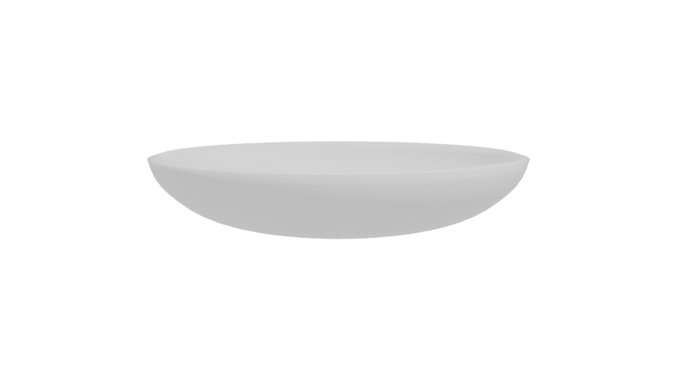 Elegant Ceramic Serving Dish 3D Model - Professional 3D Model Render 11