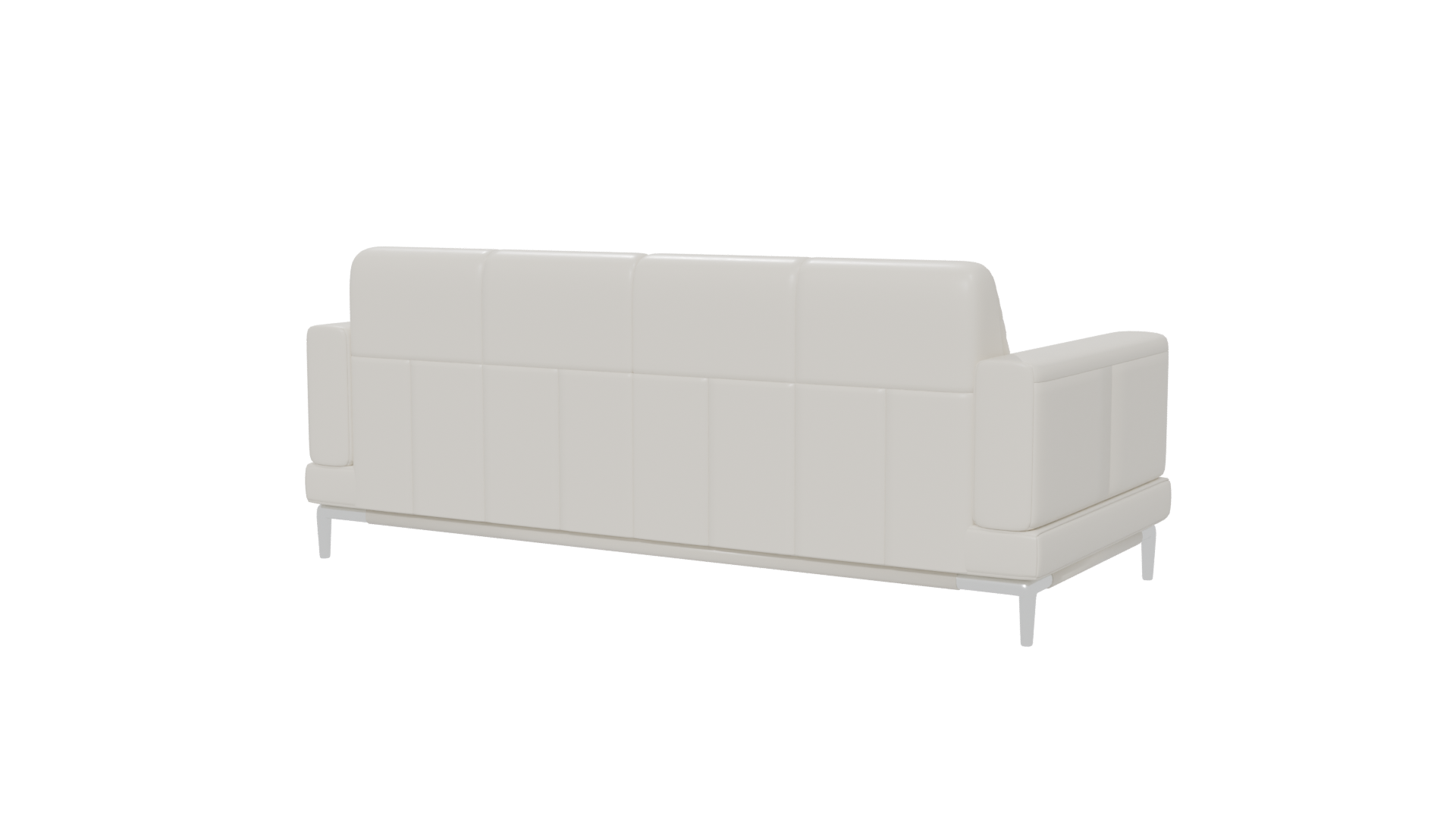 Contemporary White Sofa Model - Professional 3D Model Render 18