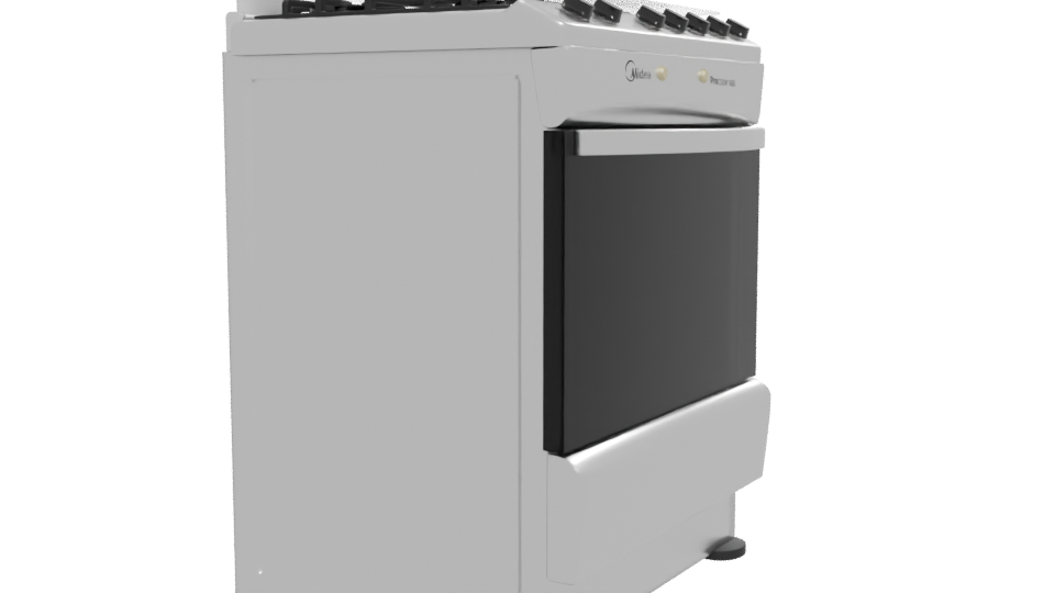 Stylish Modern Refrigerator 3D - Professional 3D Model Render 12