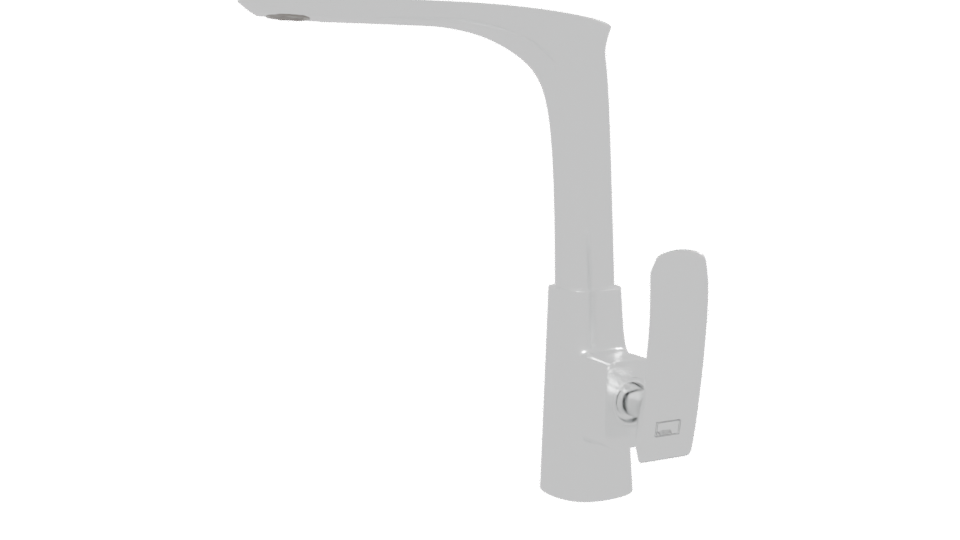 Sleek Kitchen Faucet Model 3D - Professional 3D Model Render 13