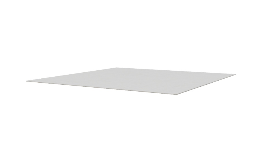 Minimalist White Floor Panel 3D - Professional 3D Model Render 6