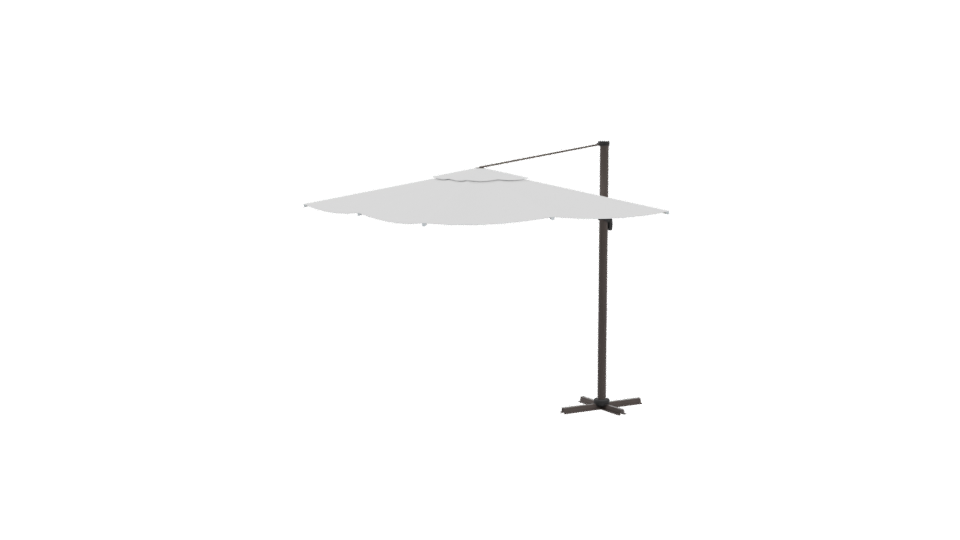 Stylish Outdoor Canopy Sun Shade 3D Model - Professional 3D Model Render 4