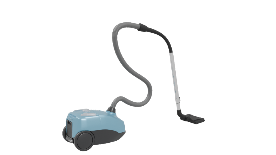 Compact Portable Vacuum Cleaner 3D Model - Professional 3D Model Render 4