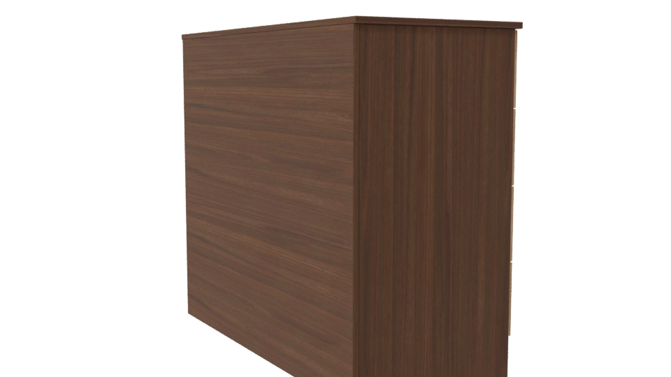 Polux 8 Drawer Dresser Model - Professional 3D Model Render 7