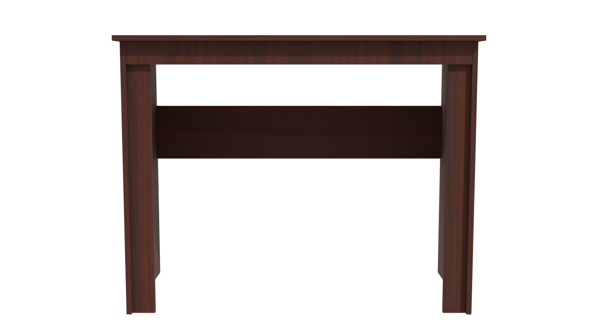 Stylish Wooden Writing Desk 3D - Professional 3D Model Render 11