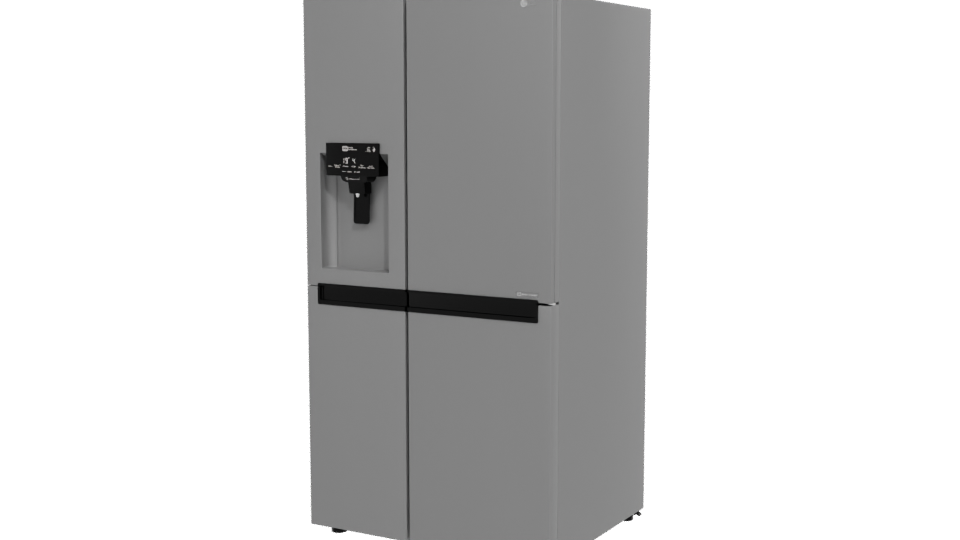 Stylish Refrigerator 3D Model - Professional 3D Model Render 12