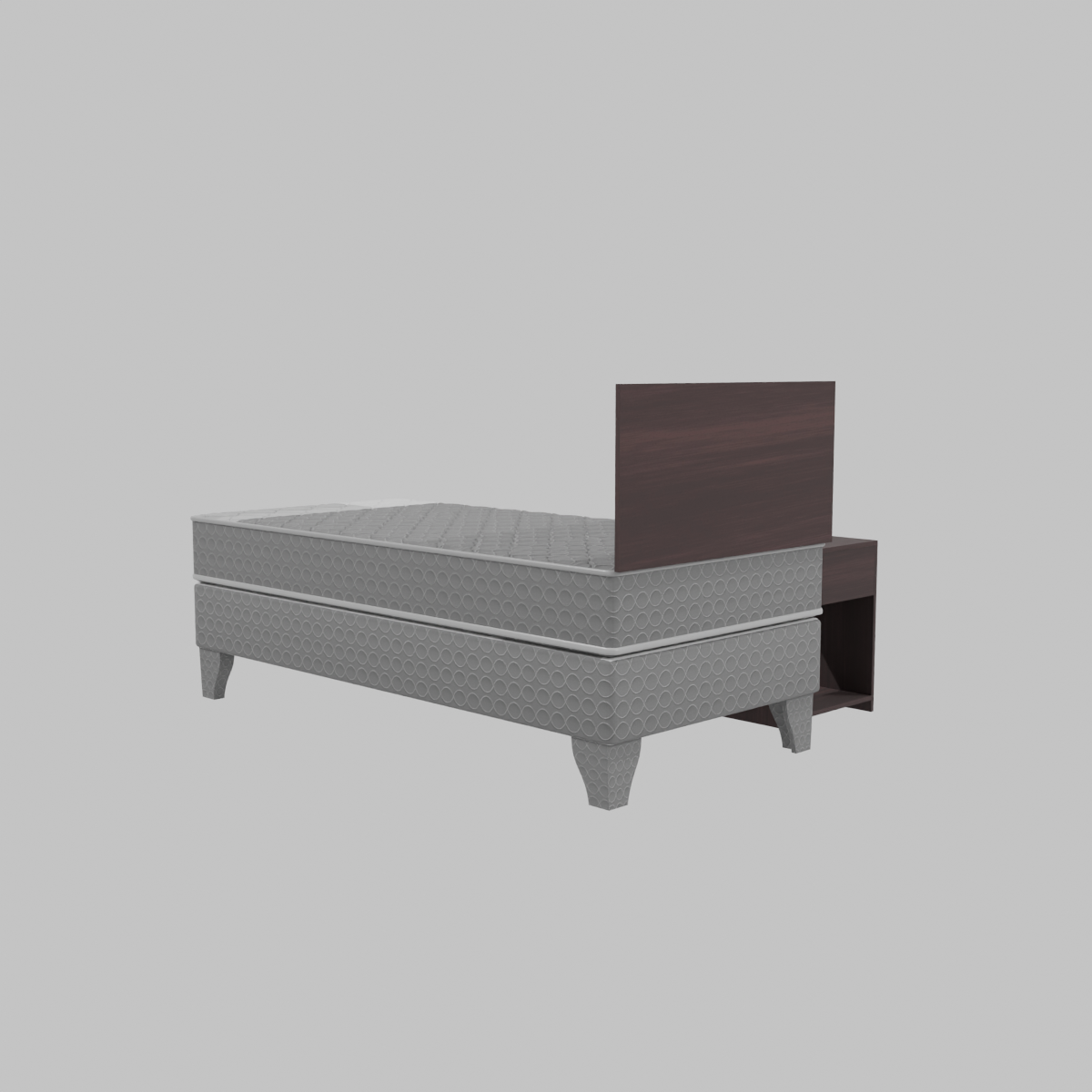 Cama Europea Apolo Black + Set Castilla 1 Plaza