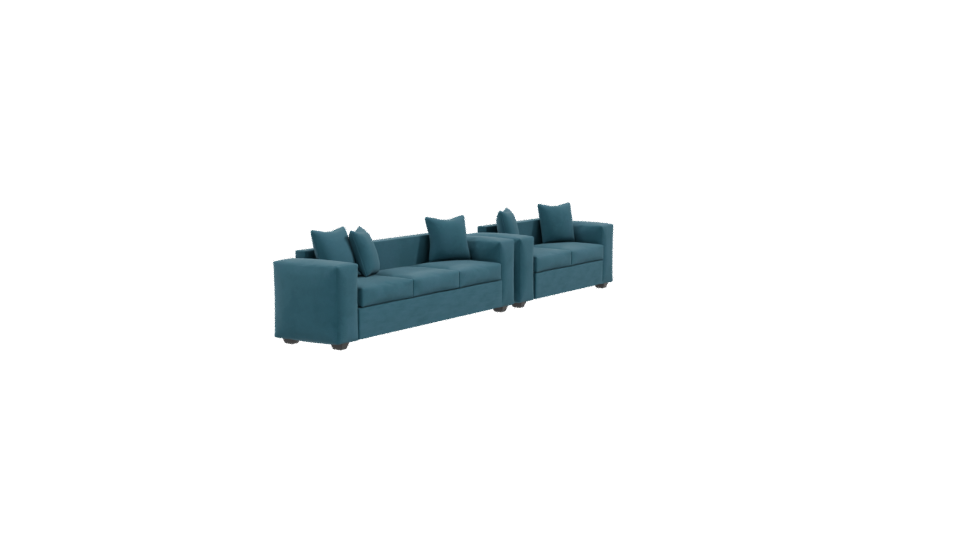 Stylish Modern Sofa Set 3D Model - Professional 3D Model Render 9
