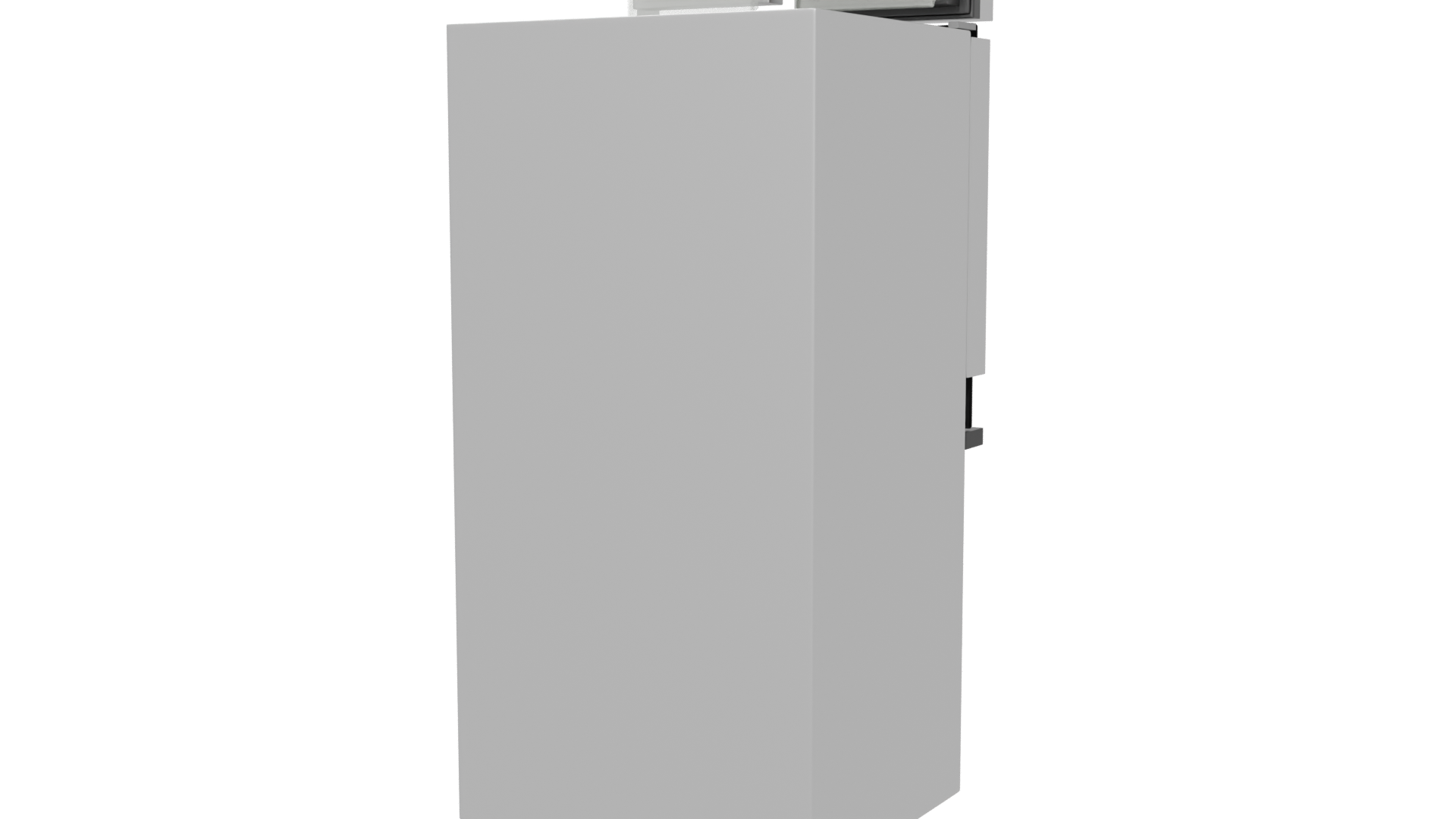 Stylish Modern Refrigerator 3D - Professional 3D Model Render 6