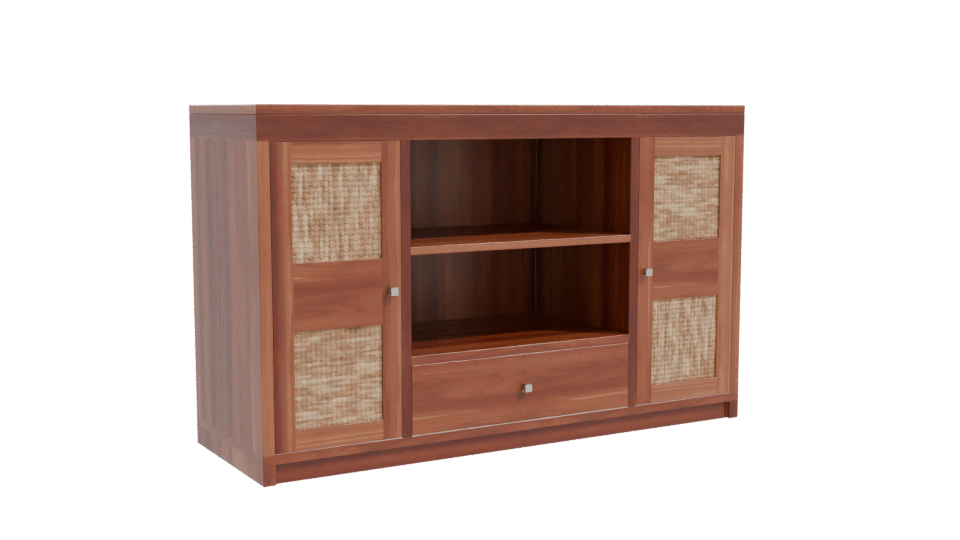 Stylish Wooden Console Table 3D - Professional 3D Model Render 10