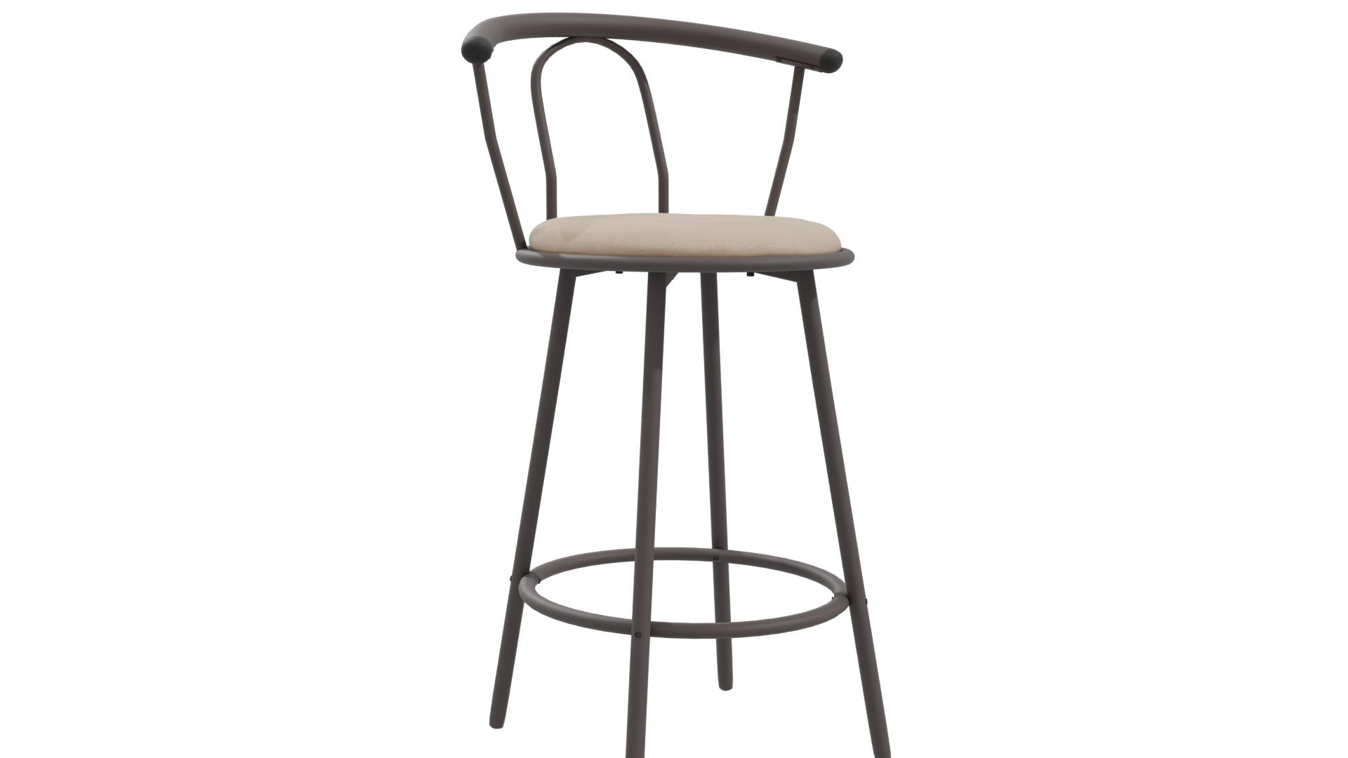 Stylish Bar Stool 3D Model - Professional 3D Model Render 10