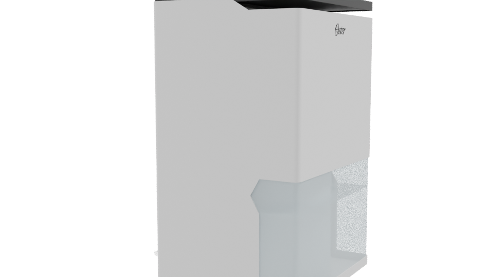 Minimalist Trash Bin 3D Model - Professional 3D Model Render 9