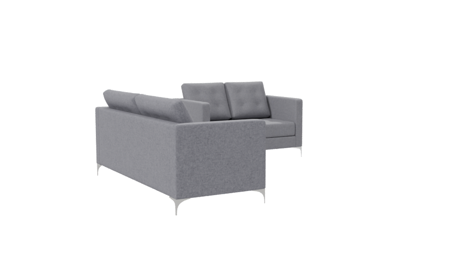 Modern Living Room Sofa Set 3D - Professional 3D Model Render 7