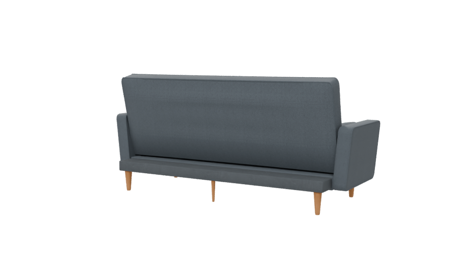 Nordic Gray Sofa 3D Model - Professional 3D Model Render 6