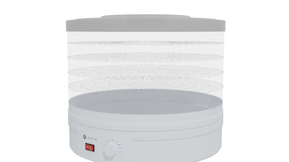Compact Food Dehydrator 3D Model - Professional 3D Model Render 12