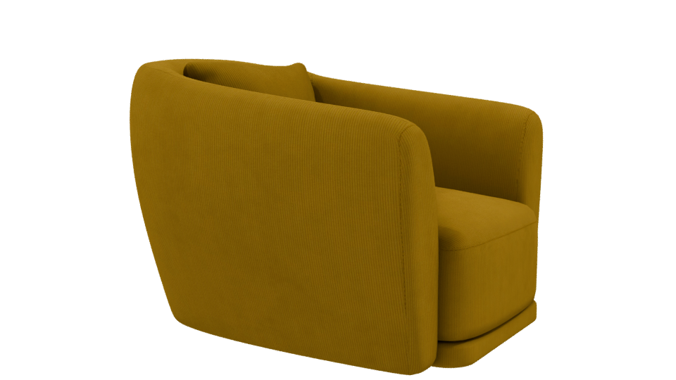 Stylish Modern Armchair 3D Model - Professional 3D Model Render 9