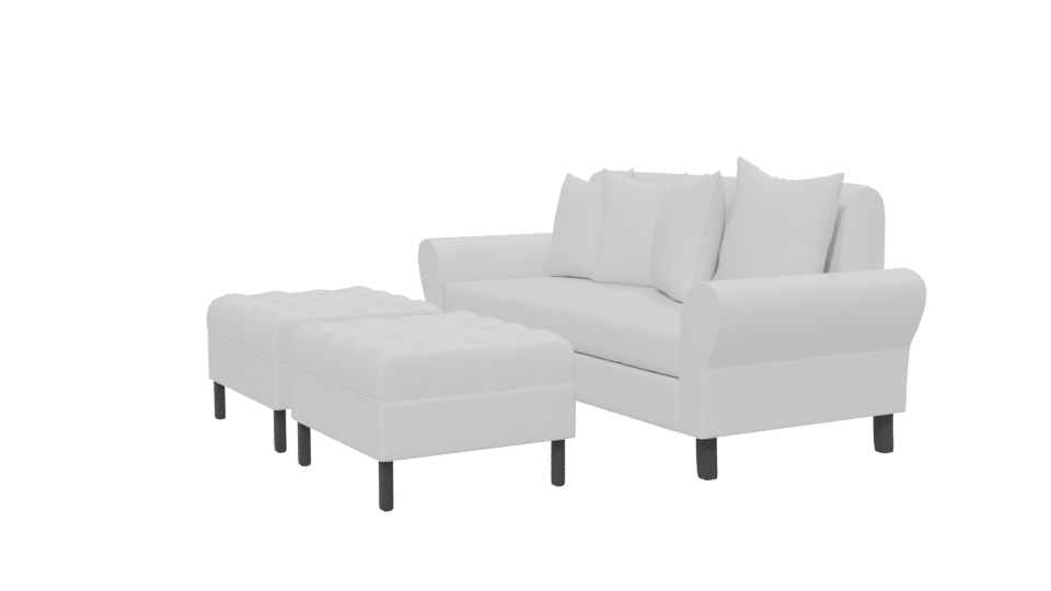 Stylish Modern Sofa 3D Model - Professional 3D Model Render 13