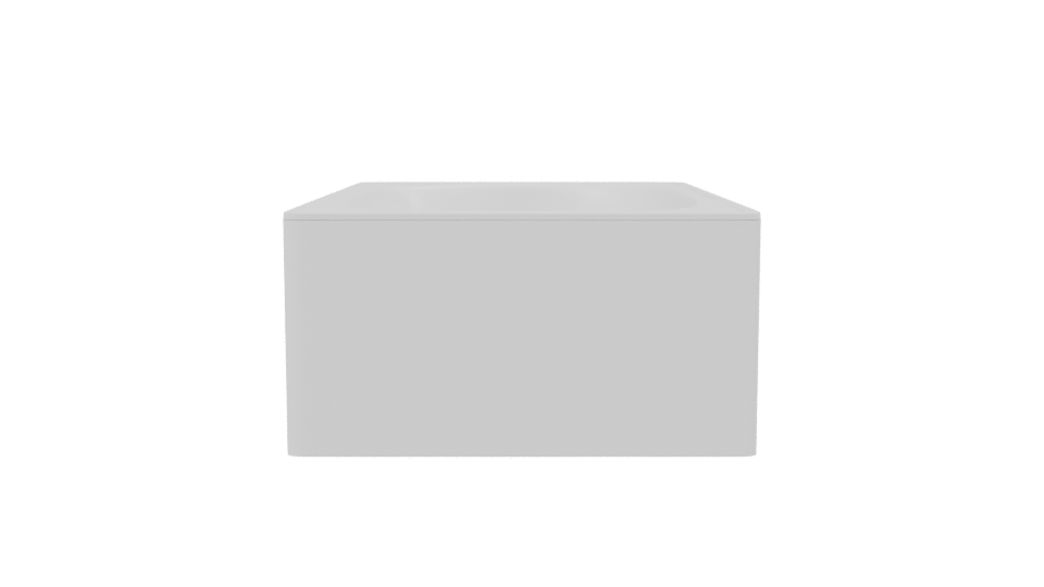 Elegant Modern Bathtub 3D Model - Professional 3D Model Render 2