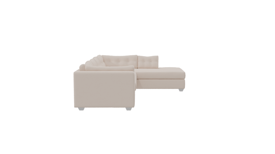 Elegant Sectional Sofa Model - Professional 3D Model Render 8