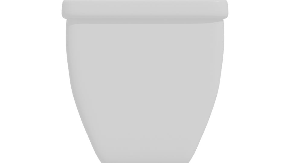 Stylish Minimalist Toilet Model - Professional 3D Model Render 11