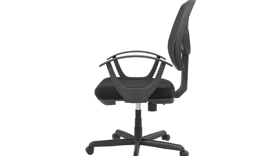 Contemporary Ergonomic Office Chair 3D Model - Professional 3D Model Render 2