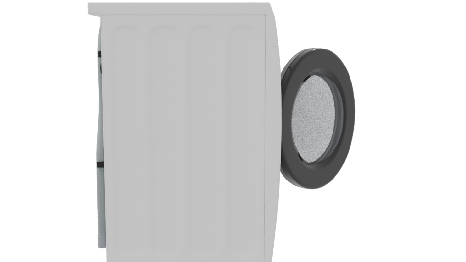 Realistic Household Washing Machine 3D - Professional 3D Model Render 8