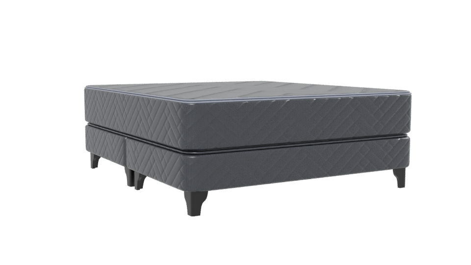 Stylish King Size Bed Model - Professional 3D Model Render 13