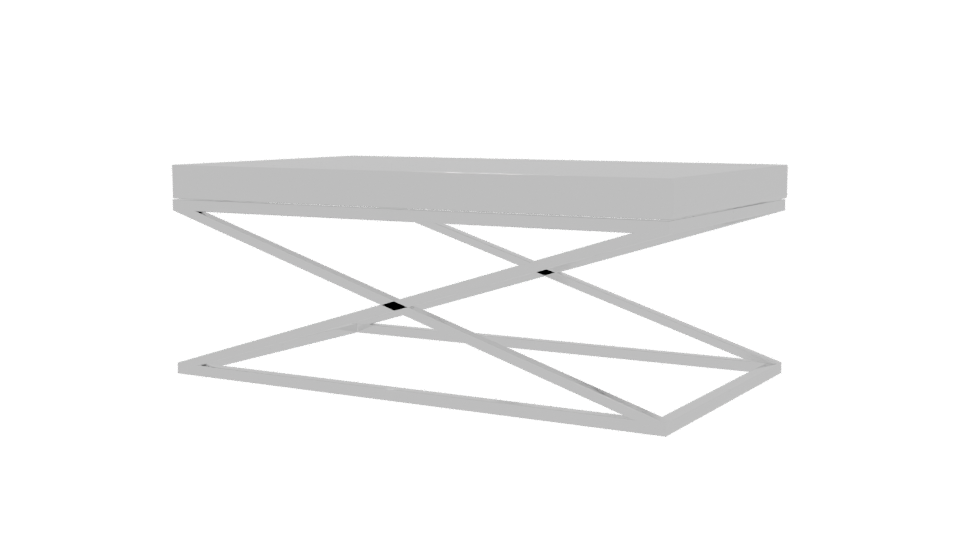 Sleek Modern Coffee Table 3D - Professional 3D Model Render 6