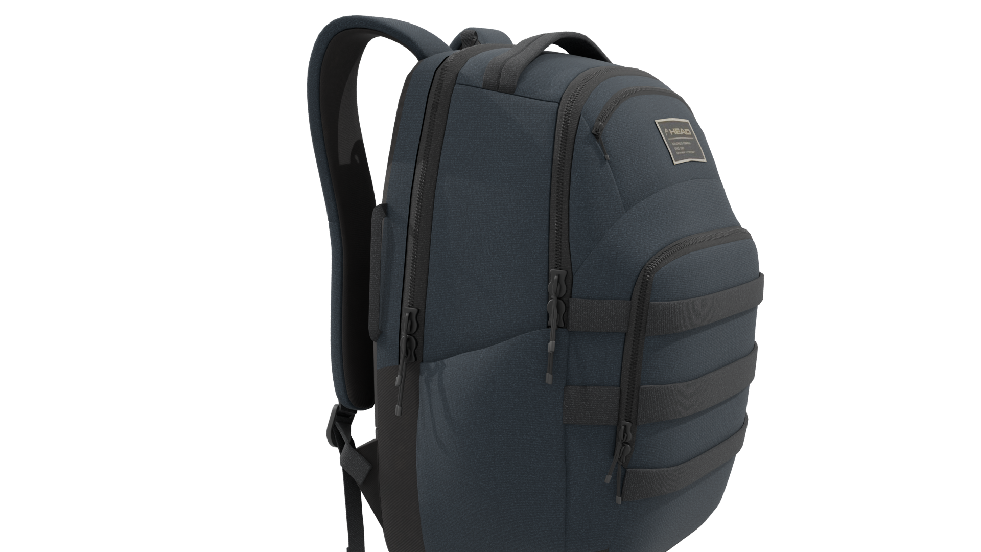 Mochila Mito Negra Backpack 3D - Professional 3D Model Render 9