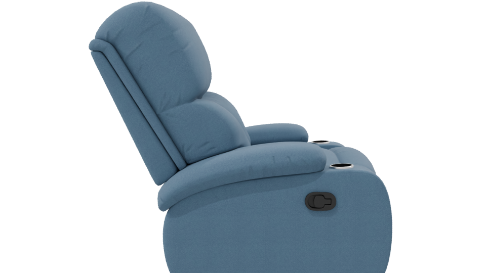 Luxurious Recliner Chair 3D Model - Professional 3D Model Render 8